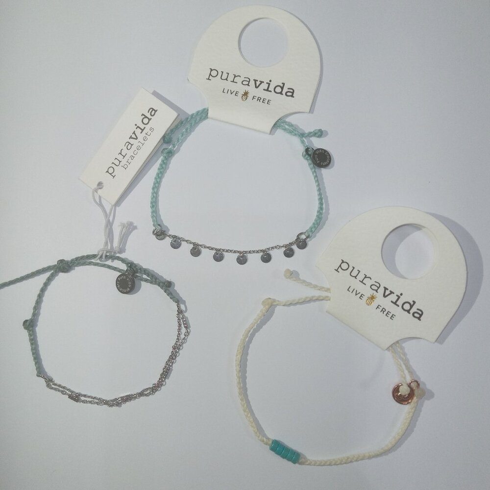 3 PURA VIDA BRACELETS